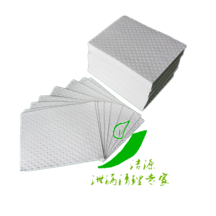 洁源OP200轻量级吸油片工厂泄漏油品清洁维修擦拭吸油棉片