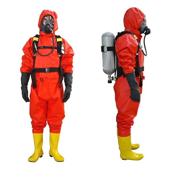 轻型半密封防化服 氨气防护服 液氨防化服 连体 可配空气呼吸器