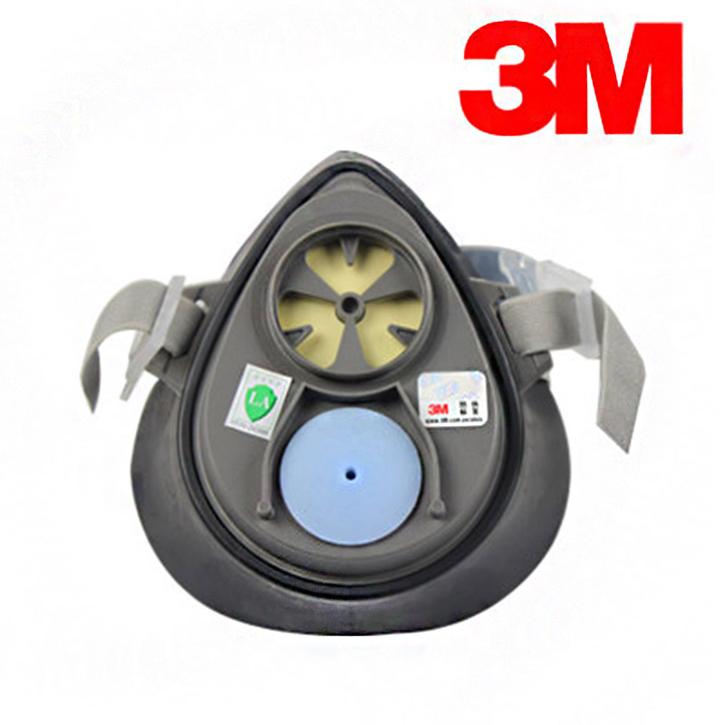 正品3M3200主体专业口罩工业粉尘打磨防毒面罩PM2.5防雾霾面具