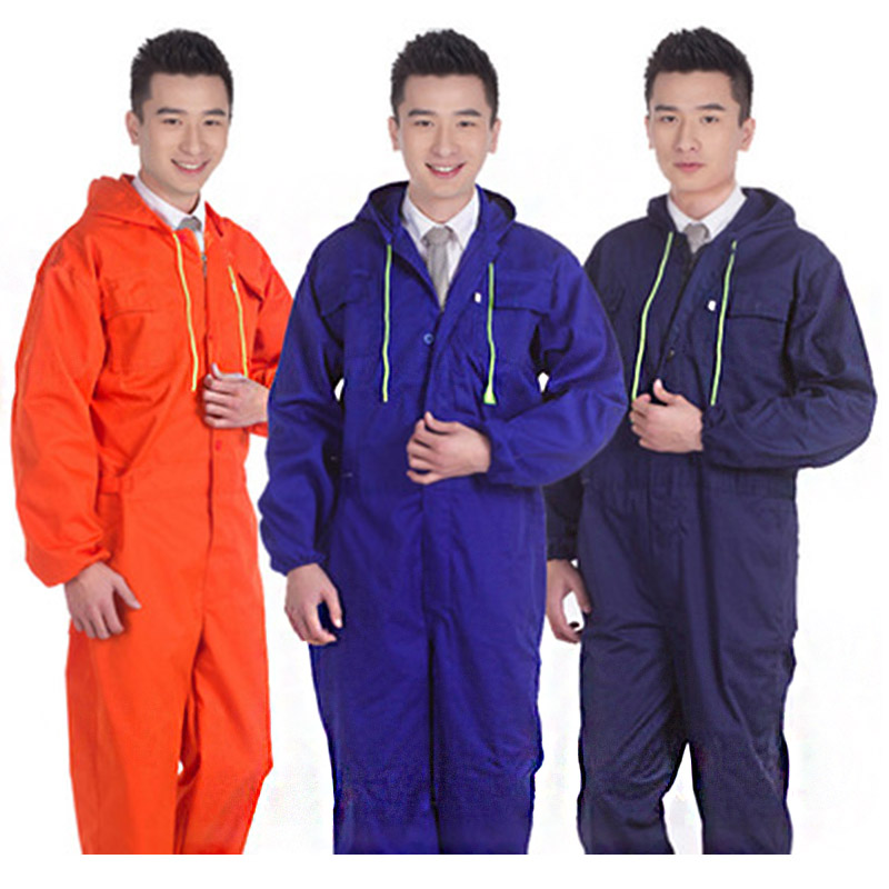 批发连体工作服防尘防污服长袖男女汽修喷漆工程服防尘服