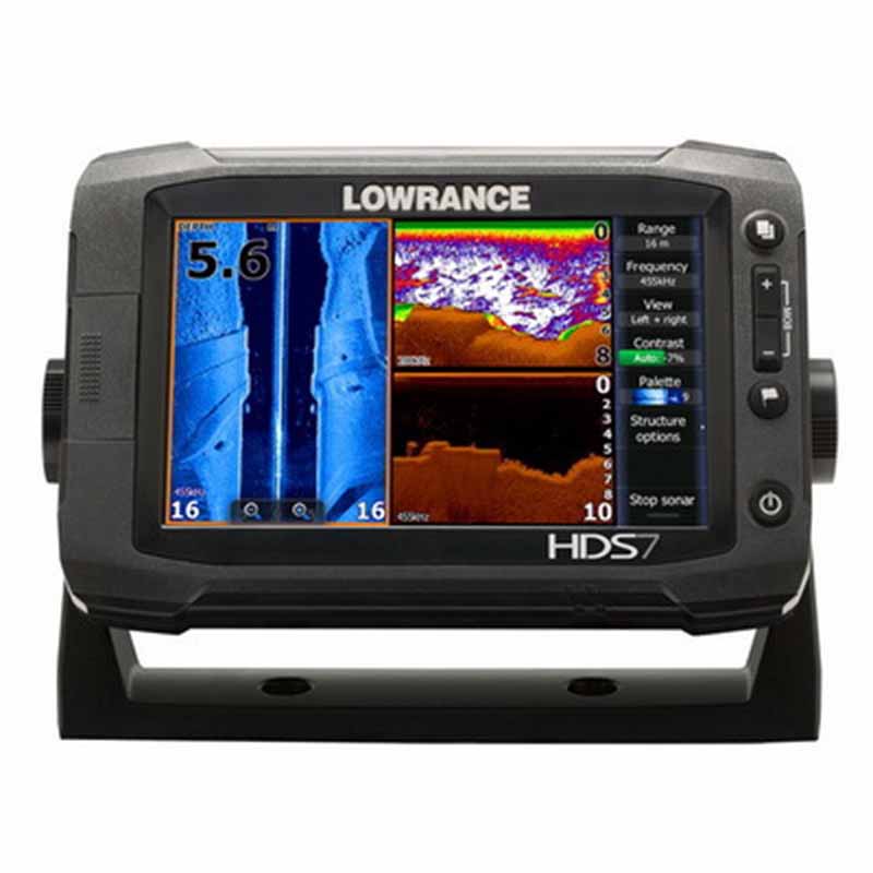 正品Lowrance触摸屏海图、水底成像、旁扫声纳HDS-7 Gen2一体机