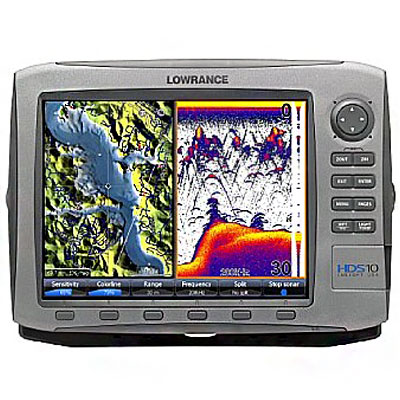 美国Lowrance GPS海图渔探仪--HDS 10
