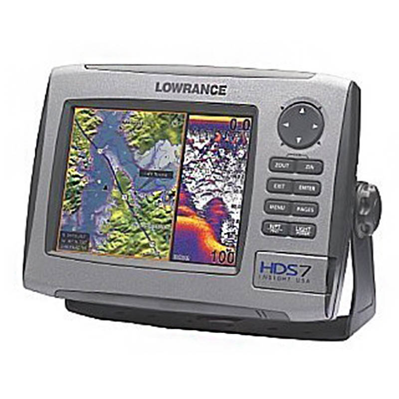 正品 美国Lowrance HDS 7 GPS/海图/渔探/雷达四合一机