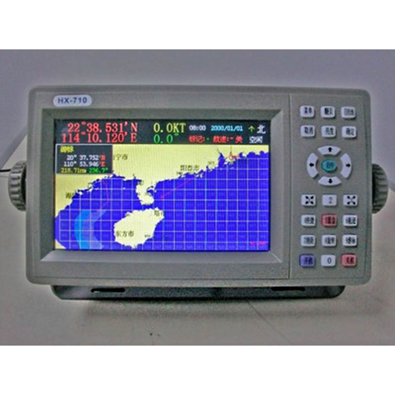 正品 彩色液晶屏船用导航仪GPS HX-718