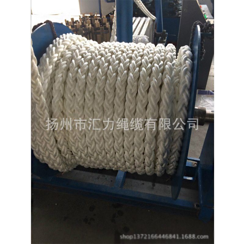 大量供应聚酯（涤纶）船用八股缆绳、尼龙八股缆绳