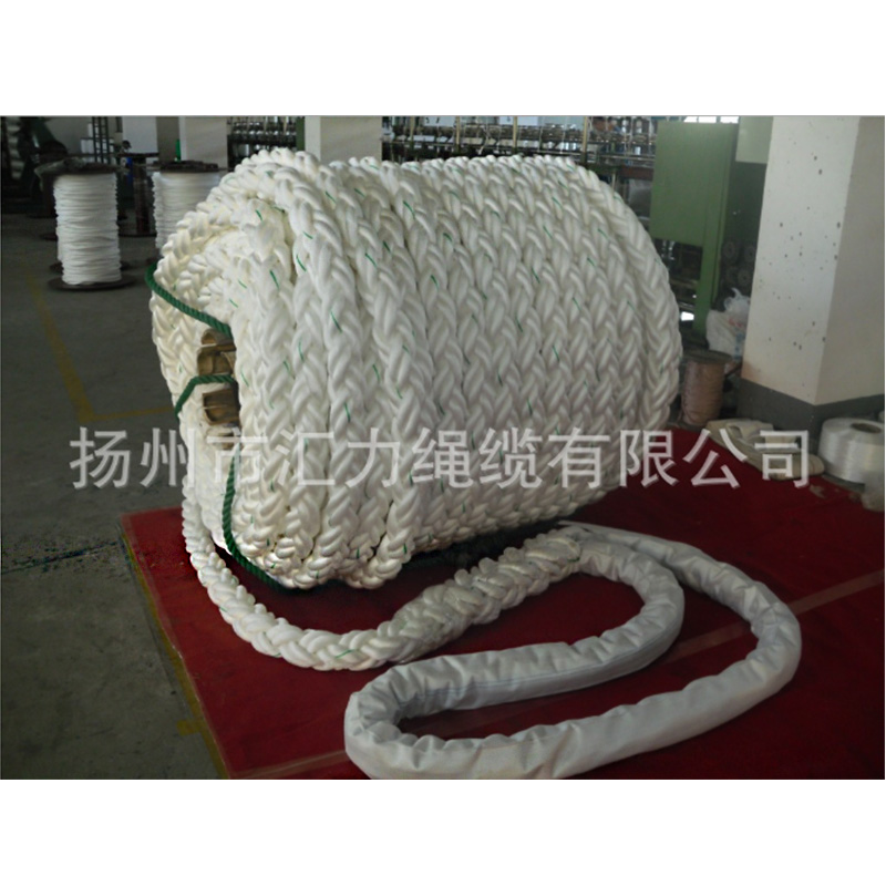 批发直销聚酯聚丙烯混合八股缆绳、直径40-120各种规格