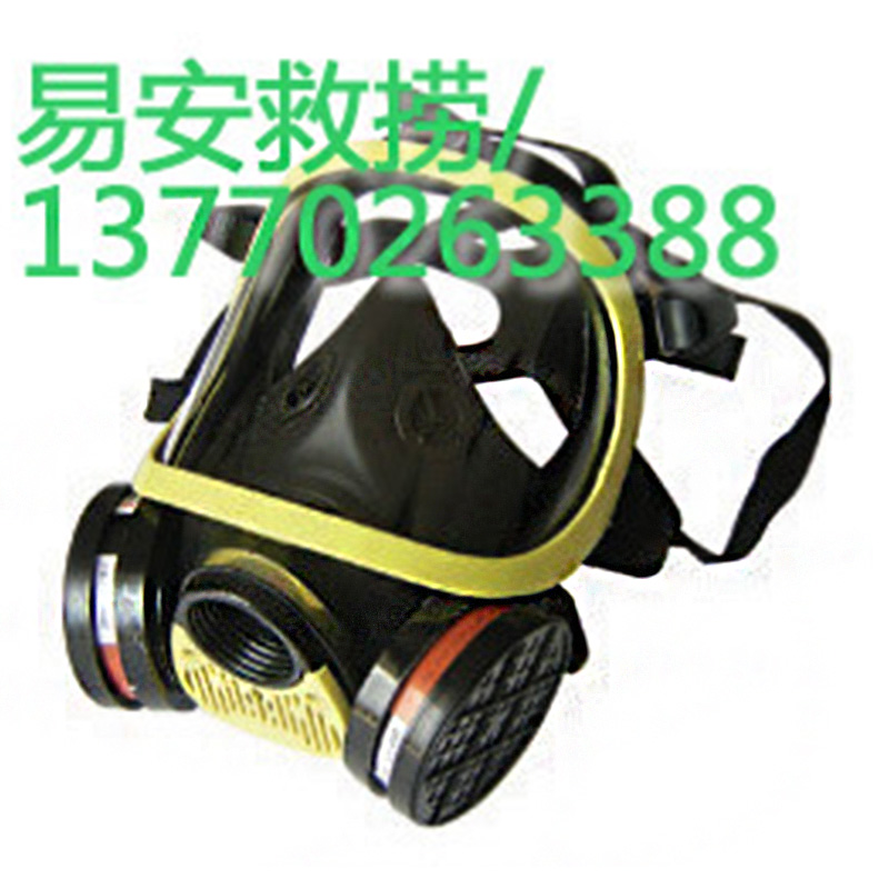双滤盒防毒面具