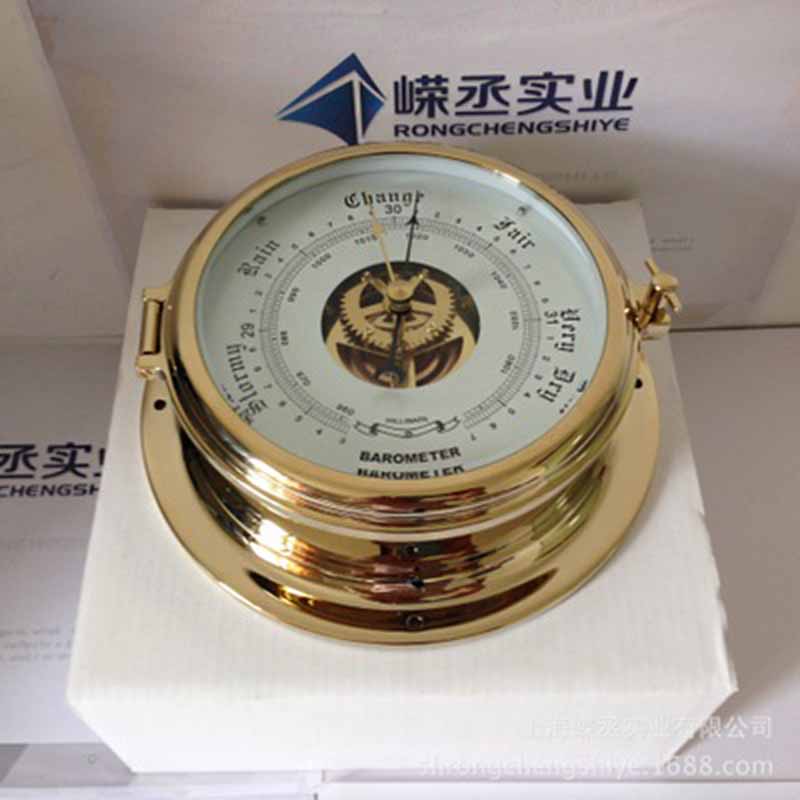 壁挂式船用铜壳气压计