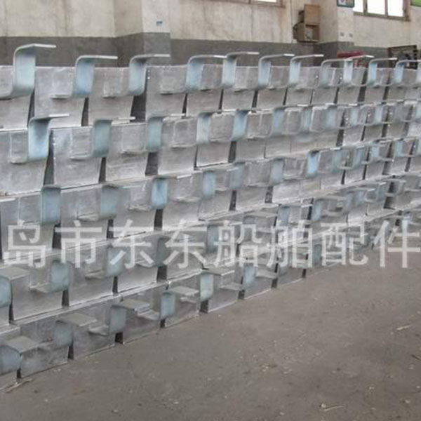 专业生产直销海洋工程专用镯式锌阳极锌合金牺牲阳极板